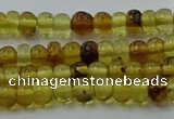 CAR536 15.5 inches 3*5mm rondelle natural amber beads wholesale