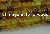 CAR537 15.5 inches 4*6mm rondelle natural amber beads wholesale