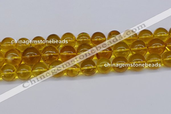 CAR567 15.5 inches 15mm - 16mm round natural amber beads wholesale