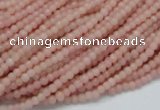 CAS01 15.5 inches 3mm round pink angel skin gemstone beads