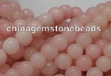 CAS04 15.5 inches 8mm round pink angel skin gemstone beads