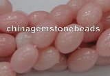 CAS10 15.5 inches 10*14mm rice pink angel skin gemstone beads