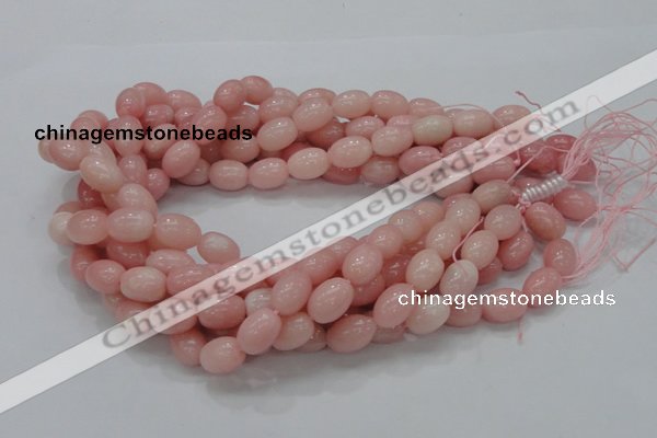 CAS10 15.5 inches 10*14mm rice pink angel skin gemstone beads