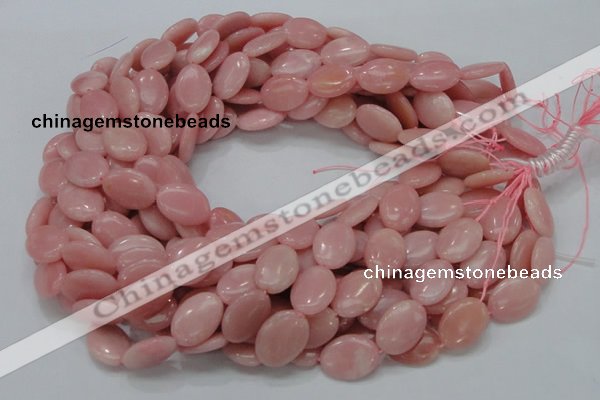 CAS22 15.5 inches 18*25mm oval pink angel skin gemstone beads