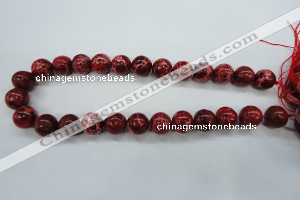 CAT162 15.5 inches 10mm round dyed natural aqua terra jasper beads