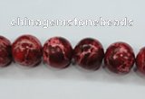 CAT164 15.5 inches 14mm round dyed natural aqua terra jasper beads