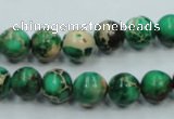 CAT220 15.5 inches 8mm round dyed natural aqua terra jasper beads