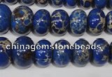 CAT301 15.5 inches 7*10mm – 15*20mm rondelle dyed aqua terra jasper beads