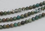 CAT5001 15.5 inches 4mm round natural aqua terra jasper beads