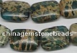 CAT5017 15.5 inches 15*20mm rectangle natural aqua terra jasper beads