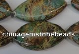 CAT5035 15.5 inches 20*38mm marquise natural aqua terra jasper beads