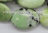 CAU205 15.5 inches 22*30mm oval Australia chrysoprase beads