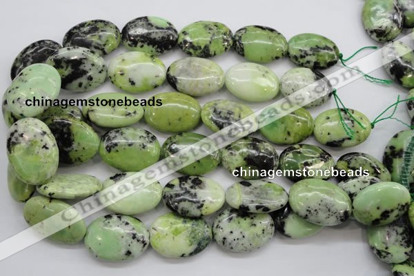CAU205 15.5 inches 22*30mm oval Australia chrysoprase beads