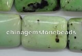 CAU206 15.5 inches 22*30mm rectangle Australia chrysoprase beads