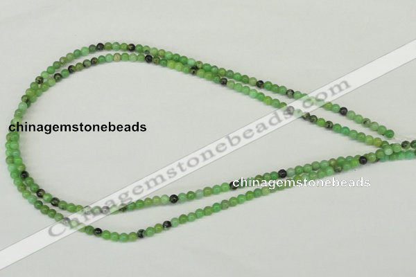 CAU25 15.5 inches 4mm round australia chrysoprase beads wholesale
