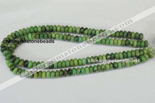 CAU27 15.5 inches 5*10mm rondelle australia chrysoprase beads wholesale