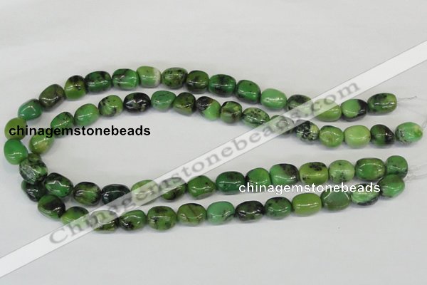 CAU31 15.5 inches 10*14mm nugget australia chrysoprase beads wholesale