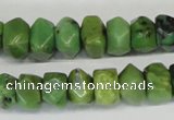 CAU32 15.5 inches 8*12mm nugget australia chrysoprase beads wholesale