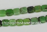 CAU34 15.5 inches 8*8mm square australia chrysoprase beads wholesale