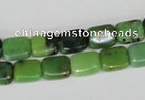 CAU36 15.5 inches 8*10mm rectangle australia chrysoprase beads wholesale