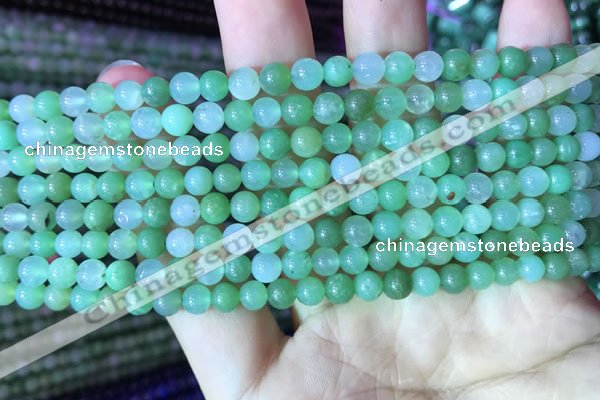 CAU365 15.5 inches 5mm round Australia chrysoprase beads