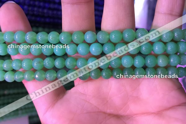 CAU372 15.5 inches 6mm round Australia chrysoprase beads