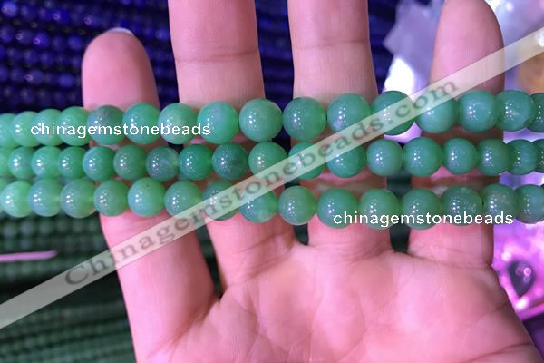 CAU373 15.5 inches 7mm round Australia chrysoprase beads