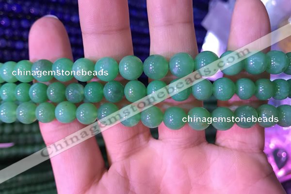 CAU374 15.5 inches 8mm round Australia chrysoprase beads