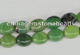 CAU39 15.5 inches 8*10mm oval australia chrysoprase beads wholesale