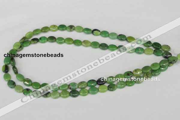 CAU39 15.5 inches 8*10mm oval australia chrysoprase beads wholesale