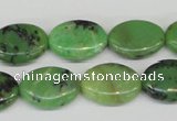 CAU40 15.5 inches 13*18mm oval australia chrysoprase beads wholesale