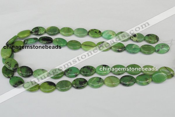 CAU40 15.5 inches 13*18mm oval australia chrysoprase beads wholesale