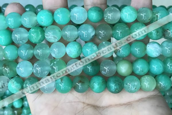 CAU444 15.5 inches 10mm round Australia chrysoprase beads