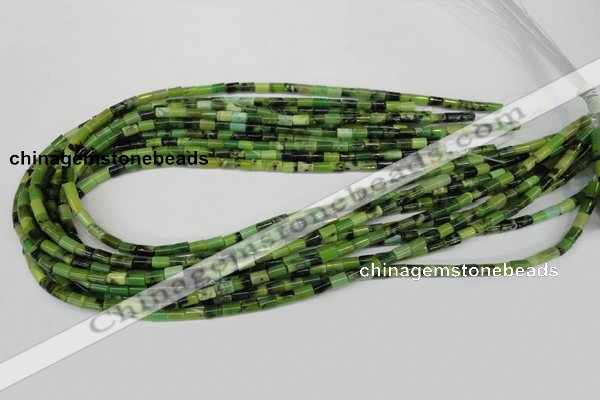 CAU45 15.5 inches 4*6mm tube Australia chrysoprase beads wholesale