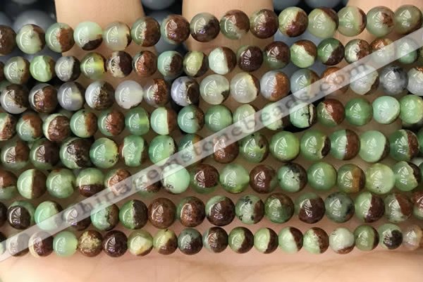 CAU451 15.5 inches 5mm - 5.5mm round Australia chrysoprase beads