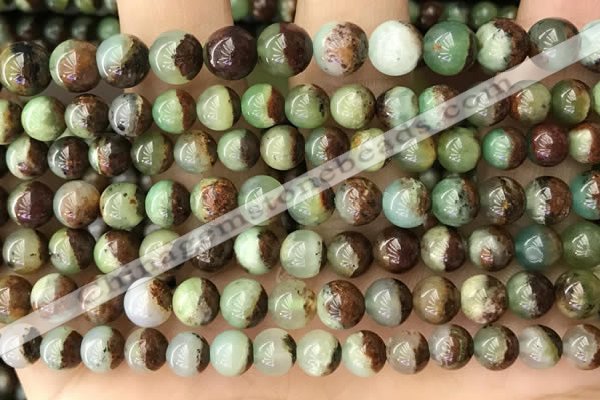 CAU452 15.5 inches 6mm - 6.5mm round Australia chrysoprase beads