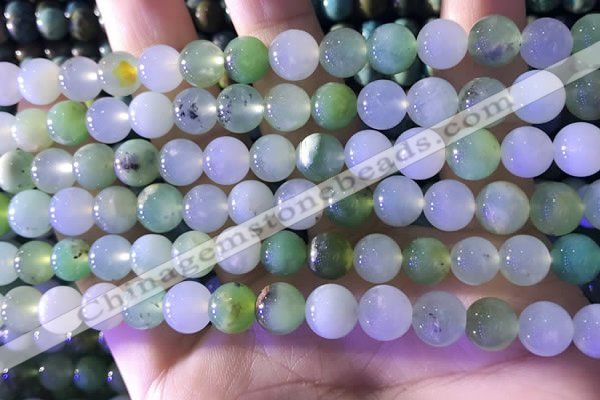 CAU473 15.5 inches 8mm round Australia chrysoprase beads