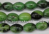 CAU48 15.5 inches 10*14mm rice Australia chrysoprase beads wholesale