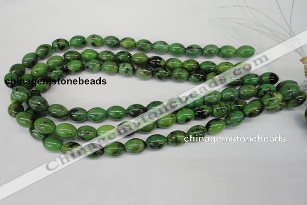 CAU48 15.5 inches 10*14mm rice Australia chrysoprase beads wholesale