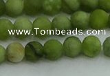 CAU511 15.5 inches 6mm round matte Chinese chrysoprase beads