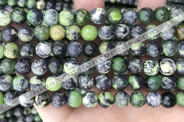 CAU523 15.5 inches 8mm - 8.5mm round Chinese chrysoprase beads