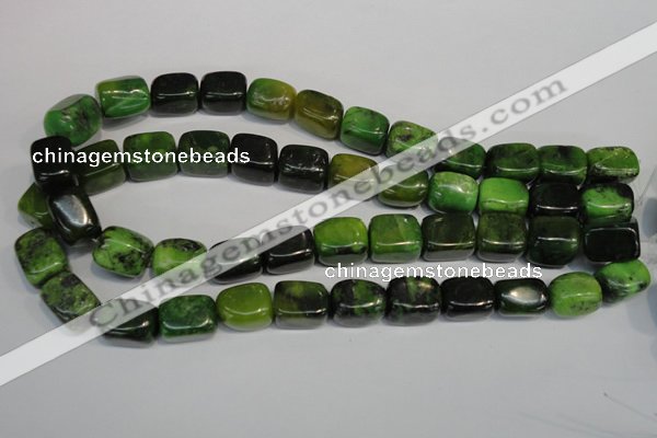 CAU60 15.5 inches 12*16mm nuggets Australia chrysoprase beads