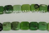 CAU61 15.5 inches 10*10mm square Australia chrysoprase beads