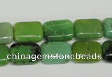 CAU63 15.5 inches 10*14mm rectangle Australia chrysoprase beads