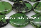 CAU67 15.5 inches 18*25mm oval Australia chrysoprase beads