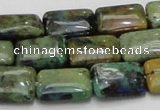 CAZ02 15.5 inches 14*18mm rectangle natural azurite gemstone beads