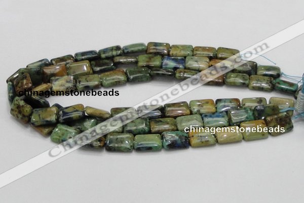 CAZ02 15.5 inches 14*18mm rectangle natural azurite gemstone beads