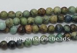 CAZ07 15.5 inches 6mm round natural azurite gemstone beads