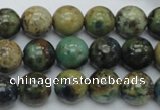 CAZ10 15.5 inches 12mm round natural azurite gemstone beads