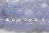 CBC03 15.5 inches 10mm round blue chalcedony beads wholesale